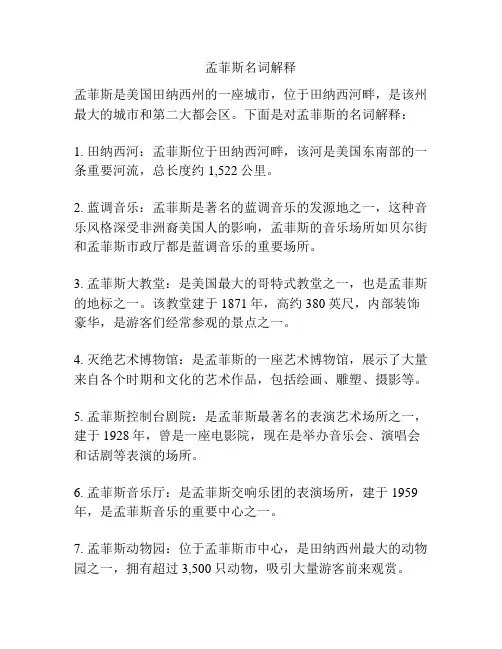孟菲斯名词解释