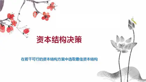 资本结构决策