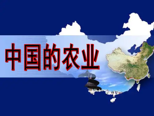 中国农业培训课程PPT实用课件(共30页)