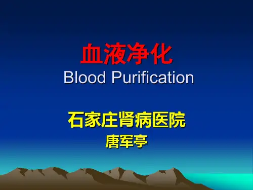 血液净化技术