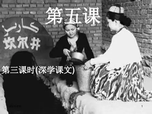 第五课坎儿井