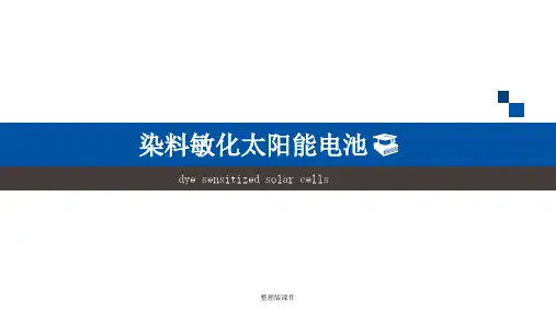 染料敏化太阳能电池材料ppt课件
