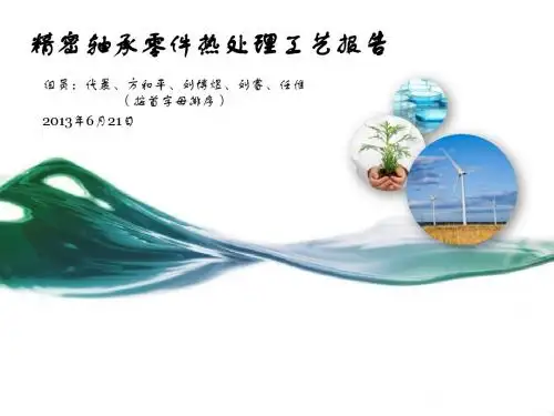 哈工大热处理原理与工艺大作业-精密轴承零件热处理