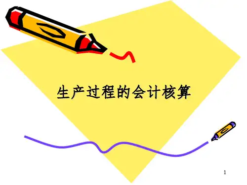 生产过程的会计核算PPT课件