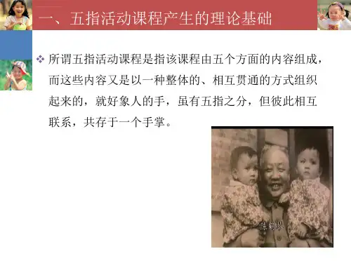 第八章经典幼儿园课程理论和方案ppt课件