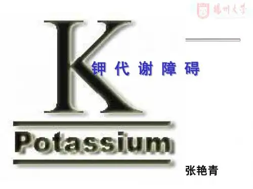 钾代谢障碍