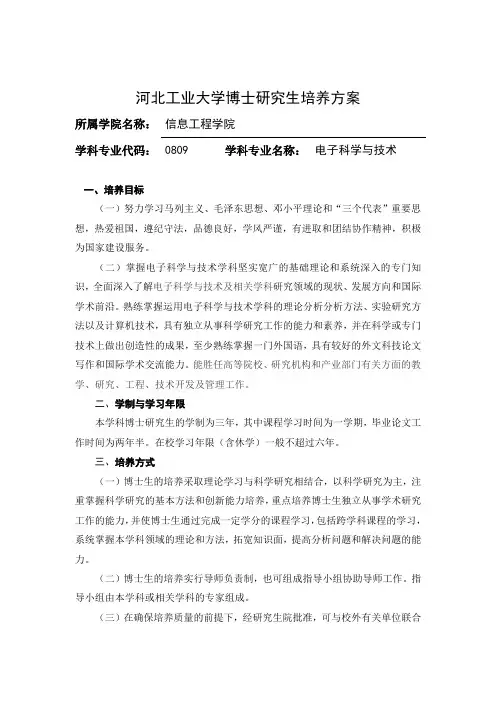 学科简介