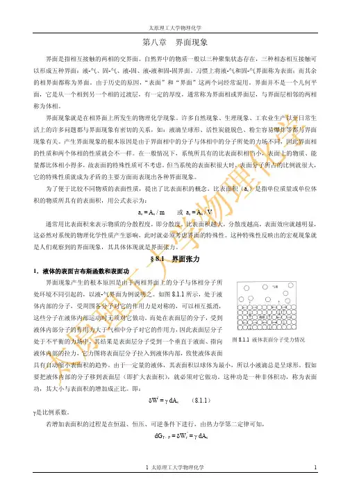 界面现象