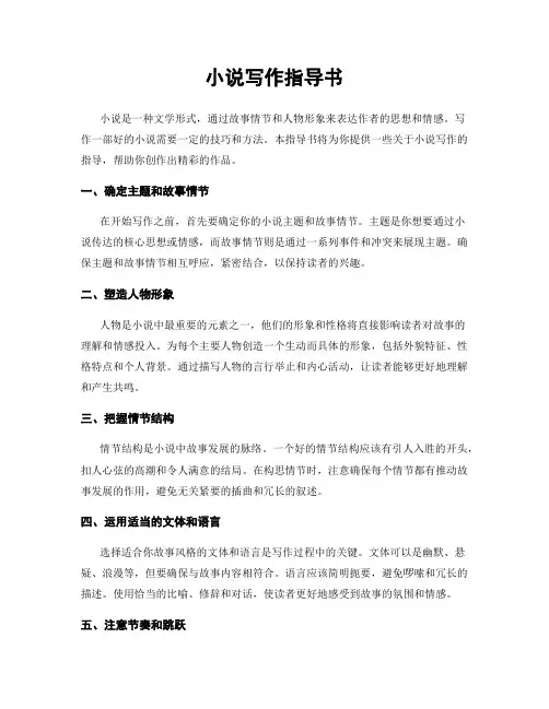 小说写作指导书