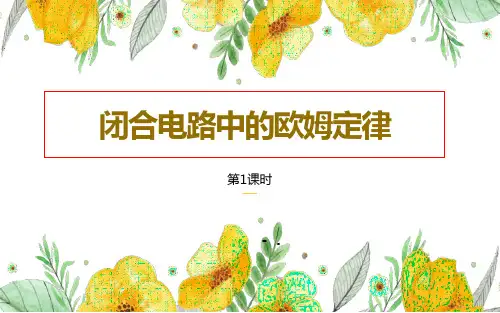 《闭合电路的欧姆定律》PPT课件(第1课时)