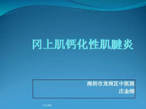 冈上肌钙化性肌腱炎