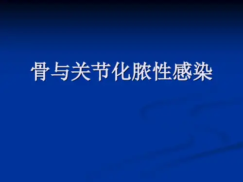 骨与关节化脓性感染课件