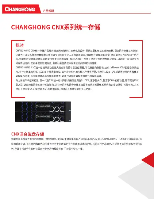 昌弘CXN系列统一存储说明书