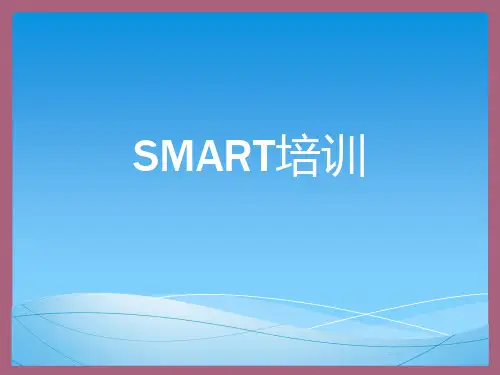《SMART培训》ppt课件