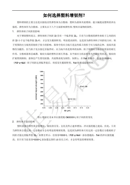 如何选择塑料增韧剂？