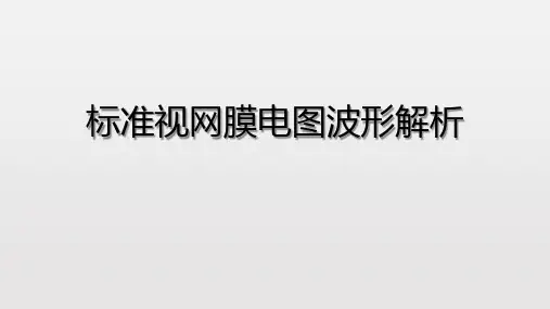 标准视网膜电图波形解析