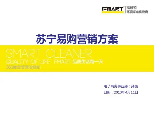 苏宁易购营销方案ppt课件