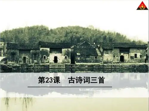 古诗词三首《乡村四月》《四时田园杂兴》 《渔歌子》公开课 优秀课件 (精品)