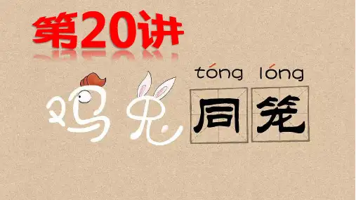 鸡兔同笼问题所有方法总结