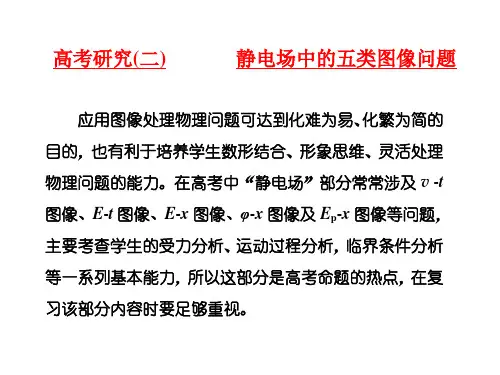 高考研究(二)静电场中的五类图像问题