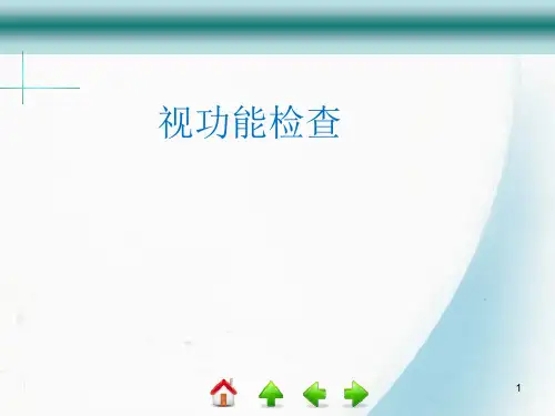 视功能检查法ppt课件