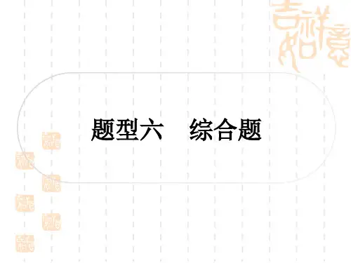 中考物理总复习课件 精讲本 第二篇 中考重难题型突破 题型六 综合题