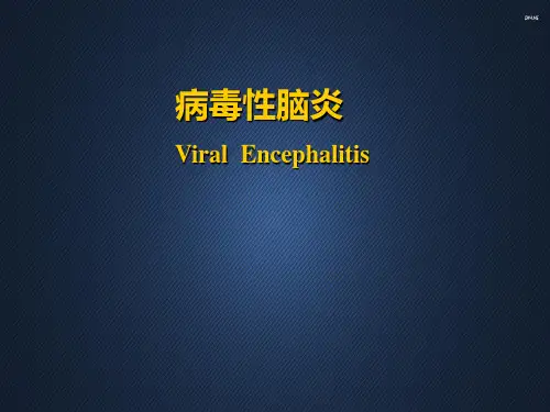 病毒性脑炎  ppt课件