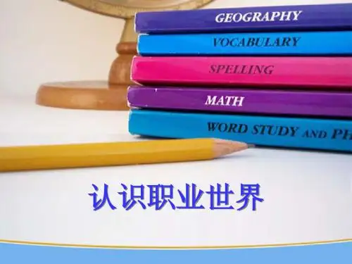 认识职业世界