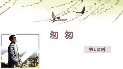 《匆匆》ppt课件
