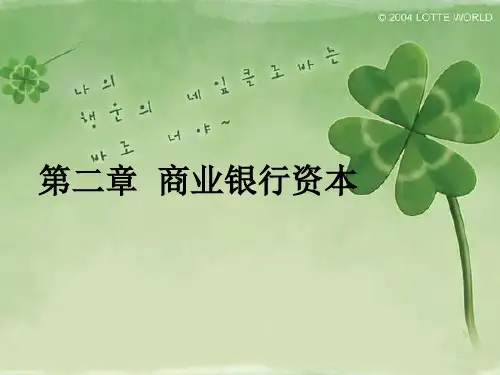 第二章 商业银行资本
