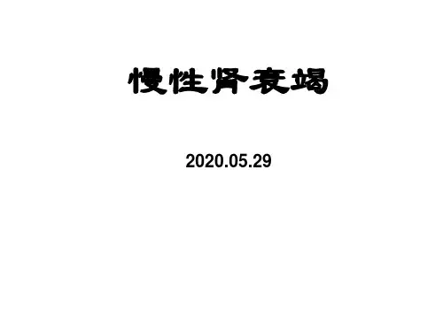 《慢性肾衰竭》PPT课件