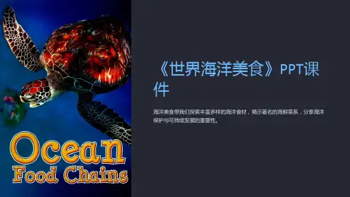 《世界海洋美食》课件