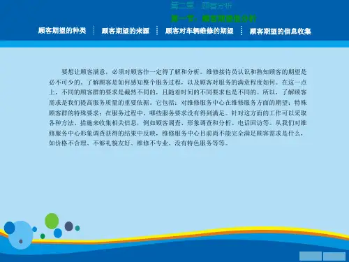 顾客期望值、满意度与忠诚度分析(ppt 44页)