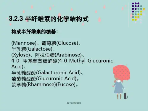 第三章半纤维素