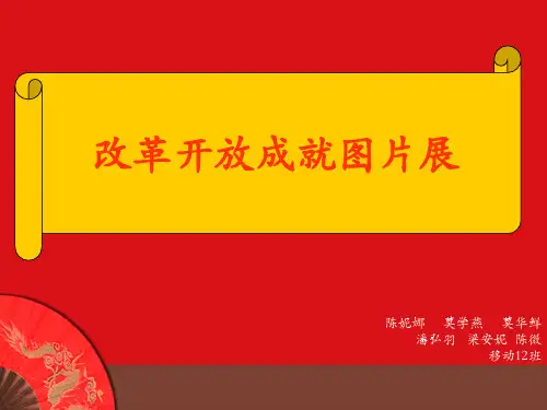 改革开放成就图片展
