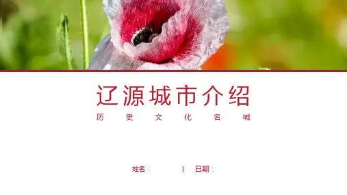 辽源介绍-辽源简介PPT(经典版)