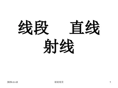 4.2 直线、射线和线段课件二.ppt