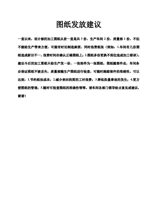 图纸发放