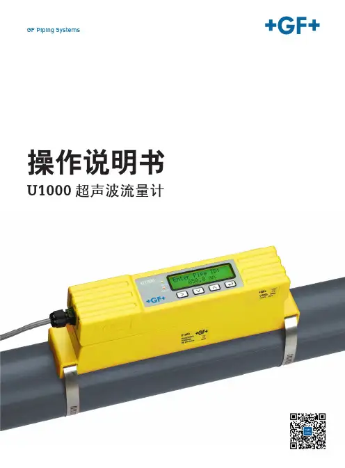 GF Piping Systems U1000 超声波流量计 操作说明书