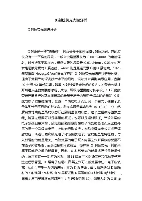 X射线荧光光谱分析