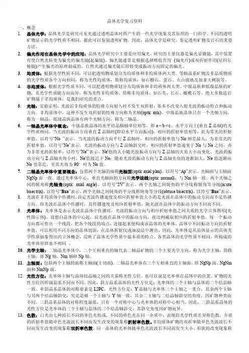 晶体光学——精选推荐