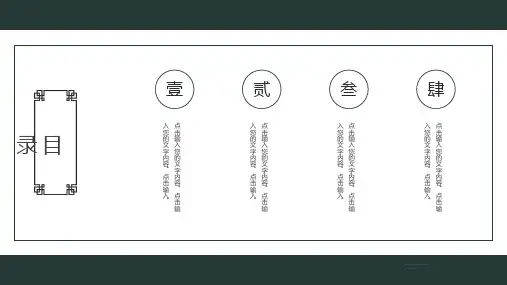 中国风演示案例分析PPT模板