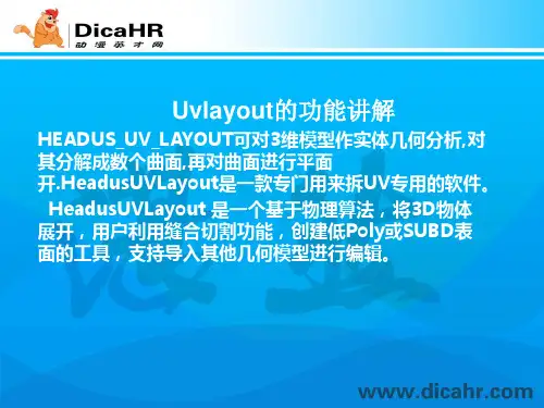 Uvlayout的功能讲解剖析
