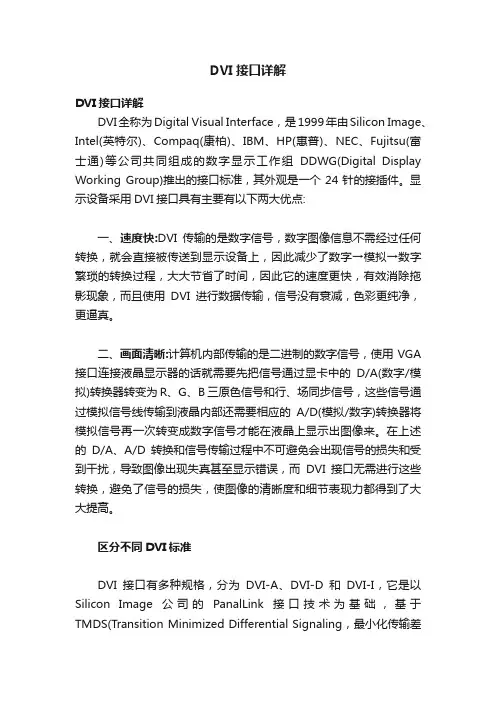 DVI接口详解