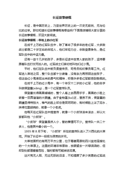 长征故事梗概