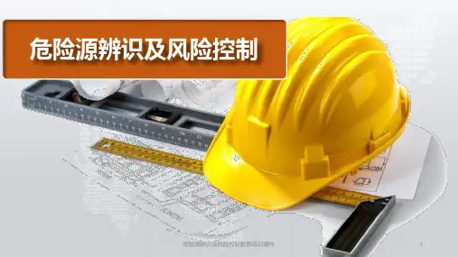 危险源辨识及风险控制