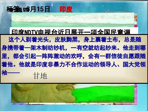 2023课标实验版选修4《圣雄甘地》ppt1