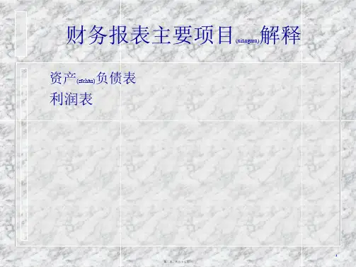 财务报表附注的基本内容57页PPT.ppt
