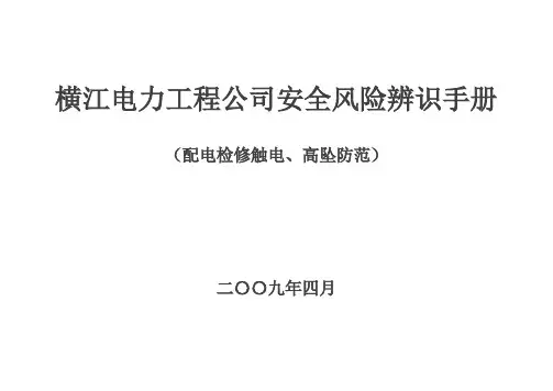 安全风险辨识手册(配电)[1]