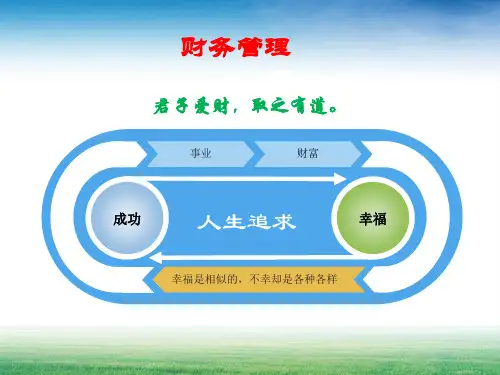 财务管理教学课件 第一章 财务管理概述